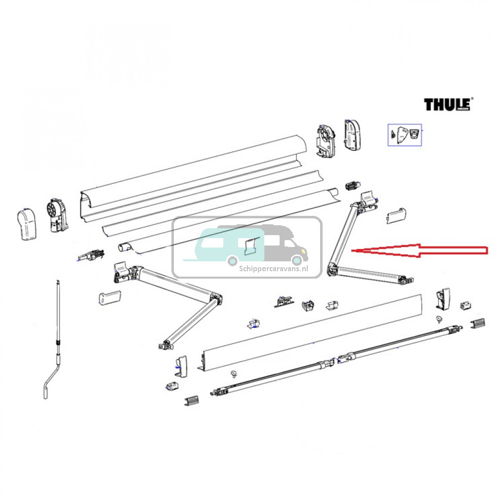 Thule Knikarm RH 4900 4.00/4.50
