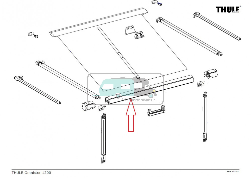 Thule Roller Tube 1200 5.00