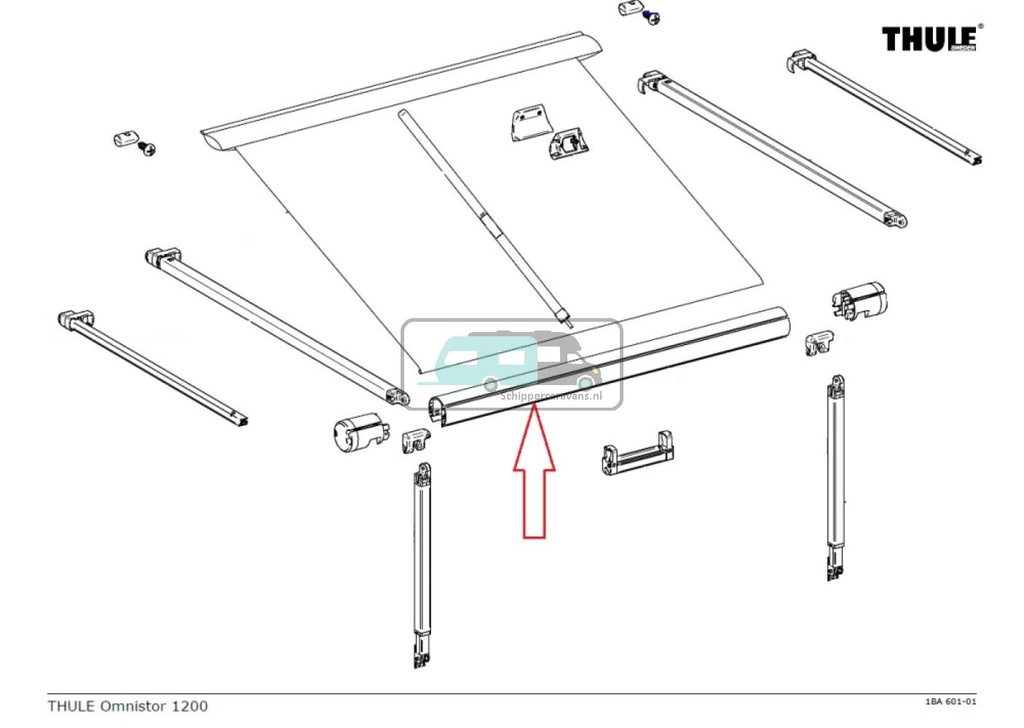Thule Roller Tube 1200 4.25