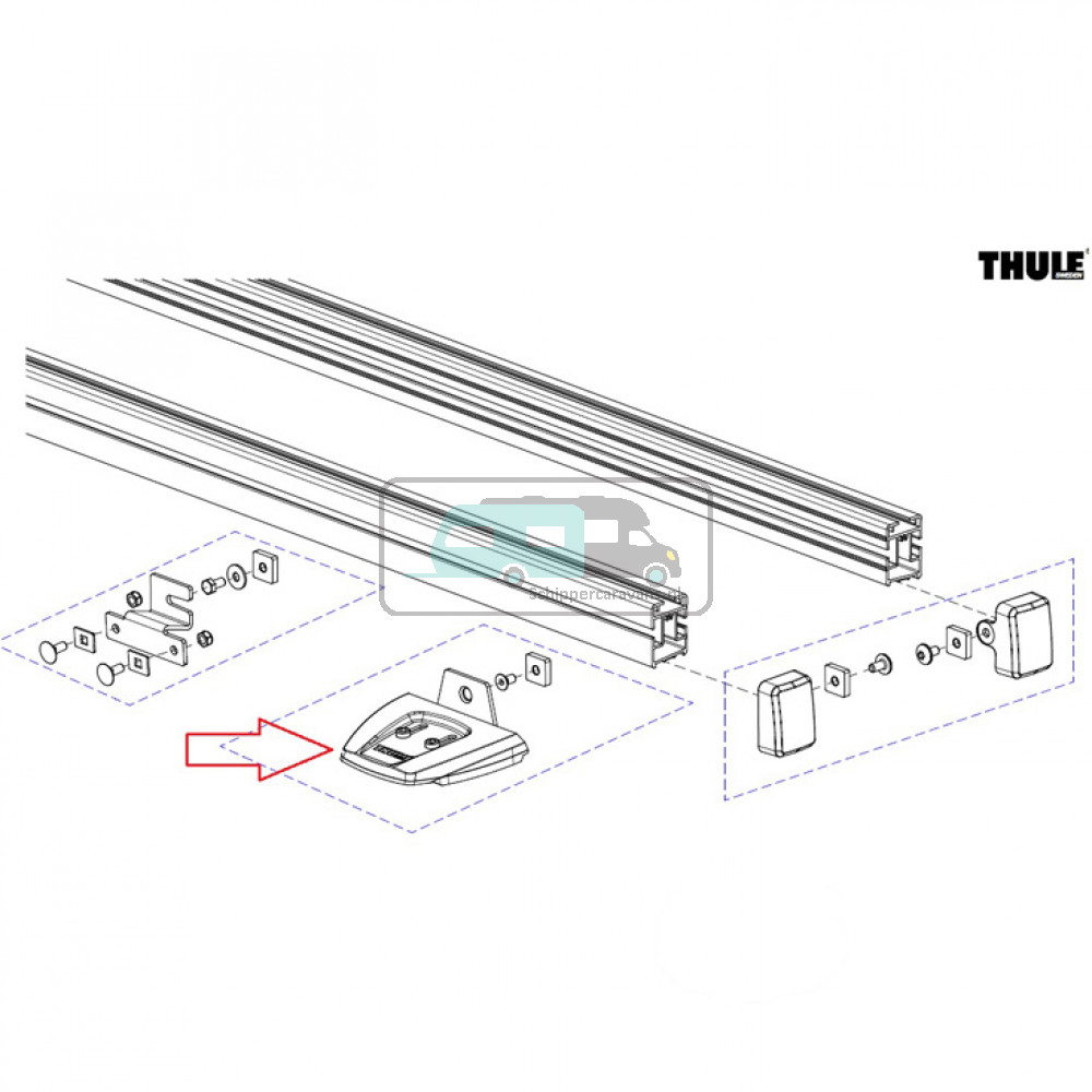 Thule Ducato H2> 2017 Luifel SmartClamp