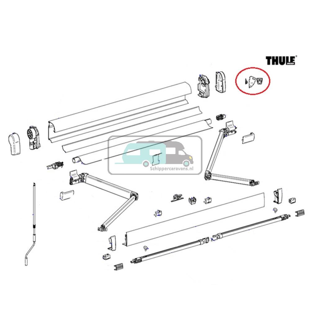 Thule Connection Pieces Tension Rafter 4900