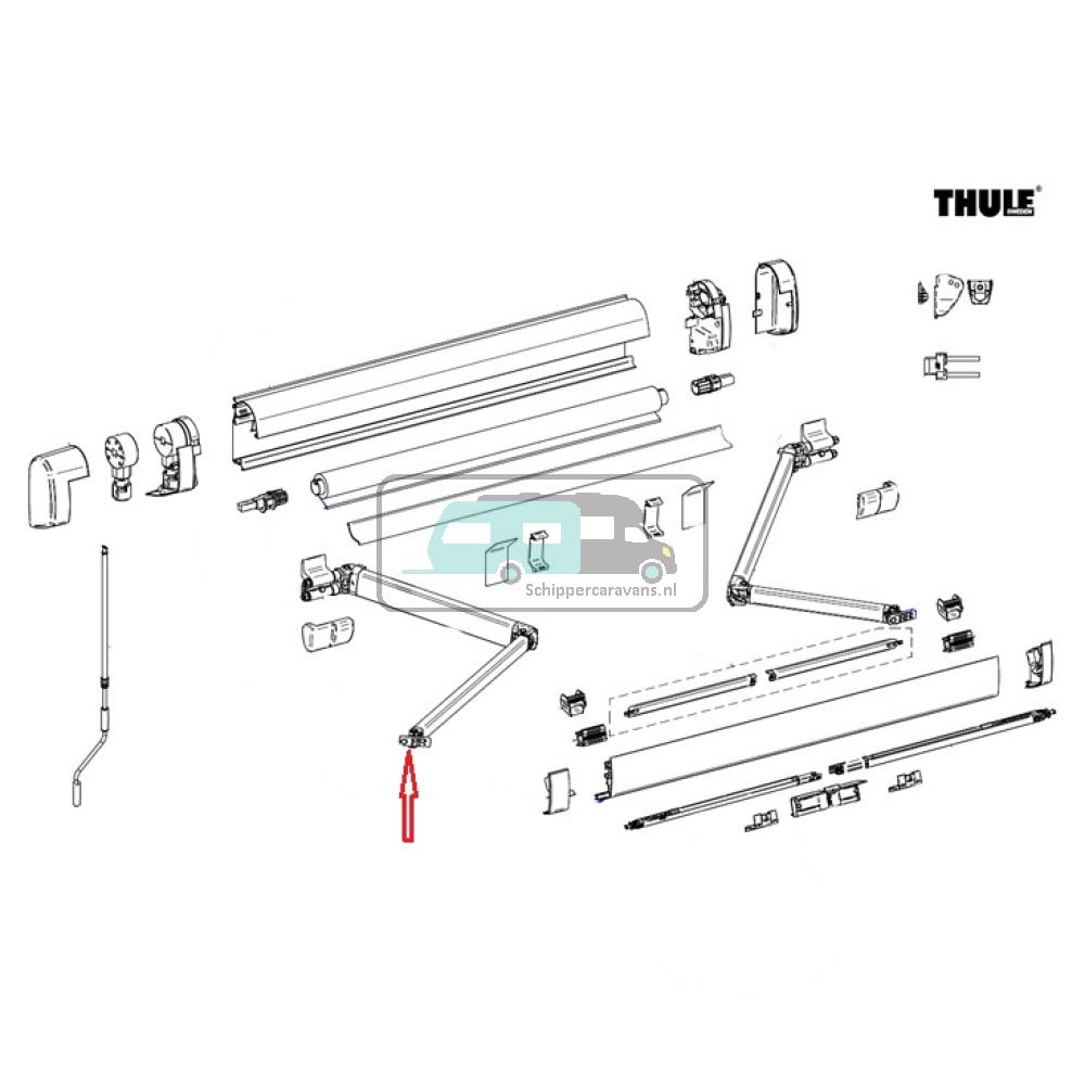 Thule Connection Lead Rail LH+RH 5200