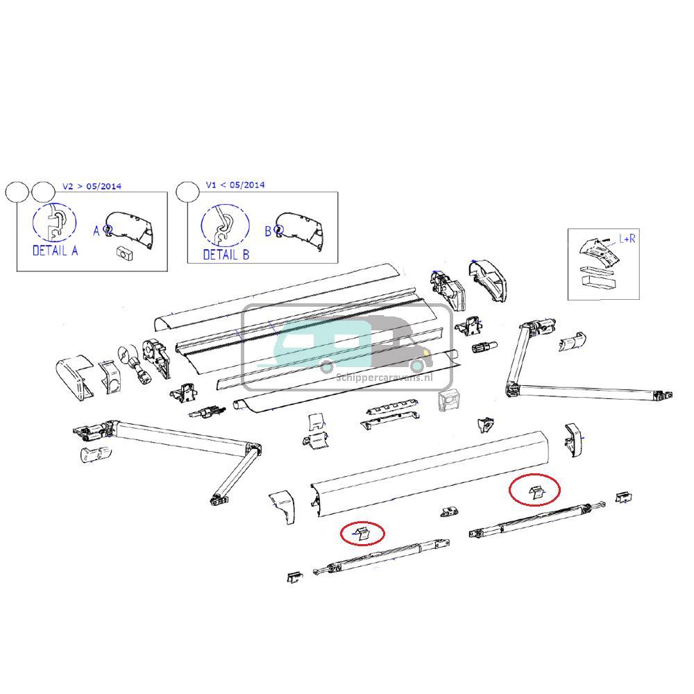 Thule 6300 Staander 2.60 mtr XL
