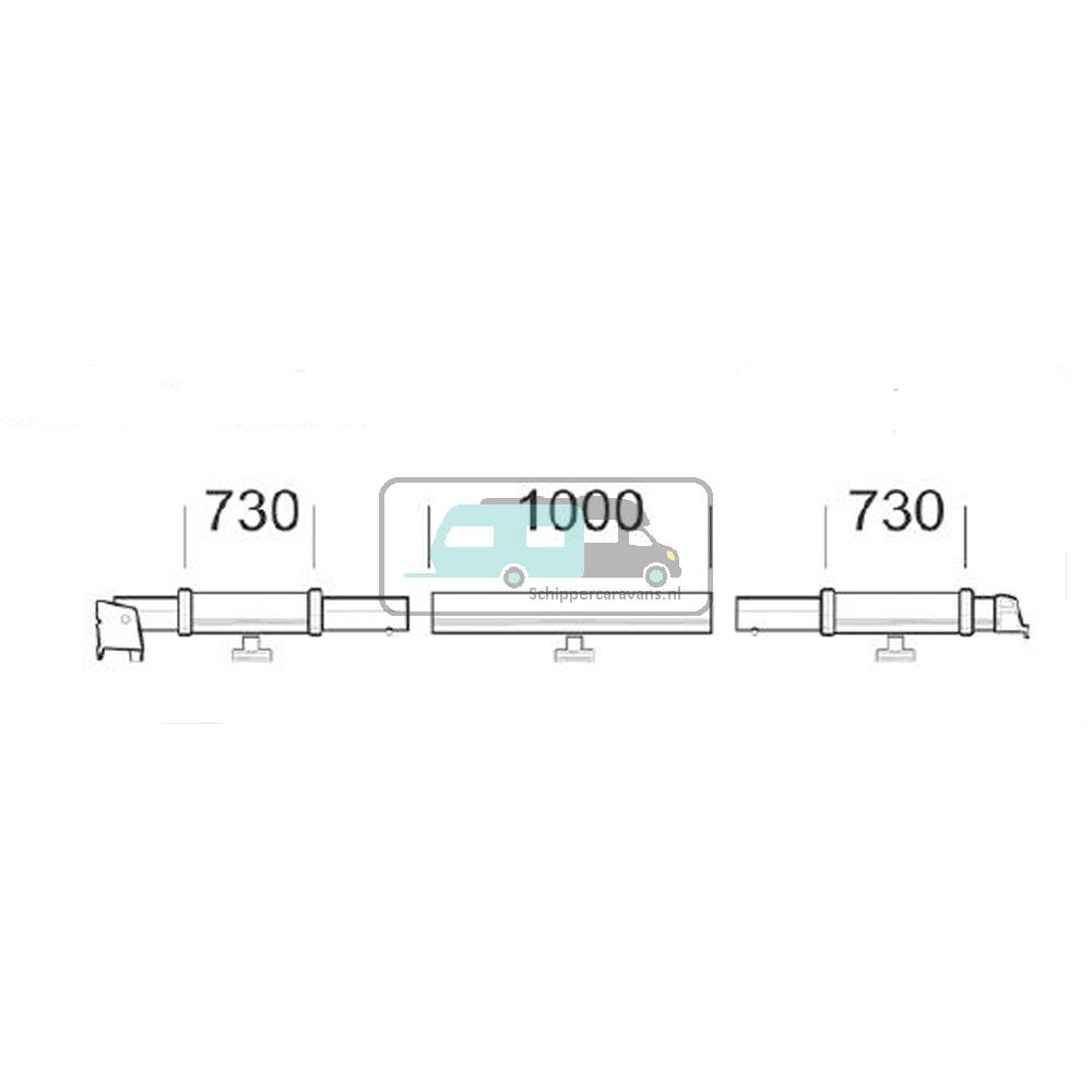 Thule Clamping Profile 8000 2,75 Rechts