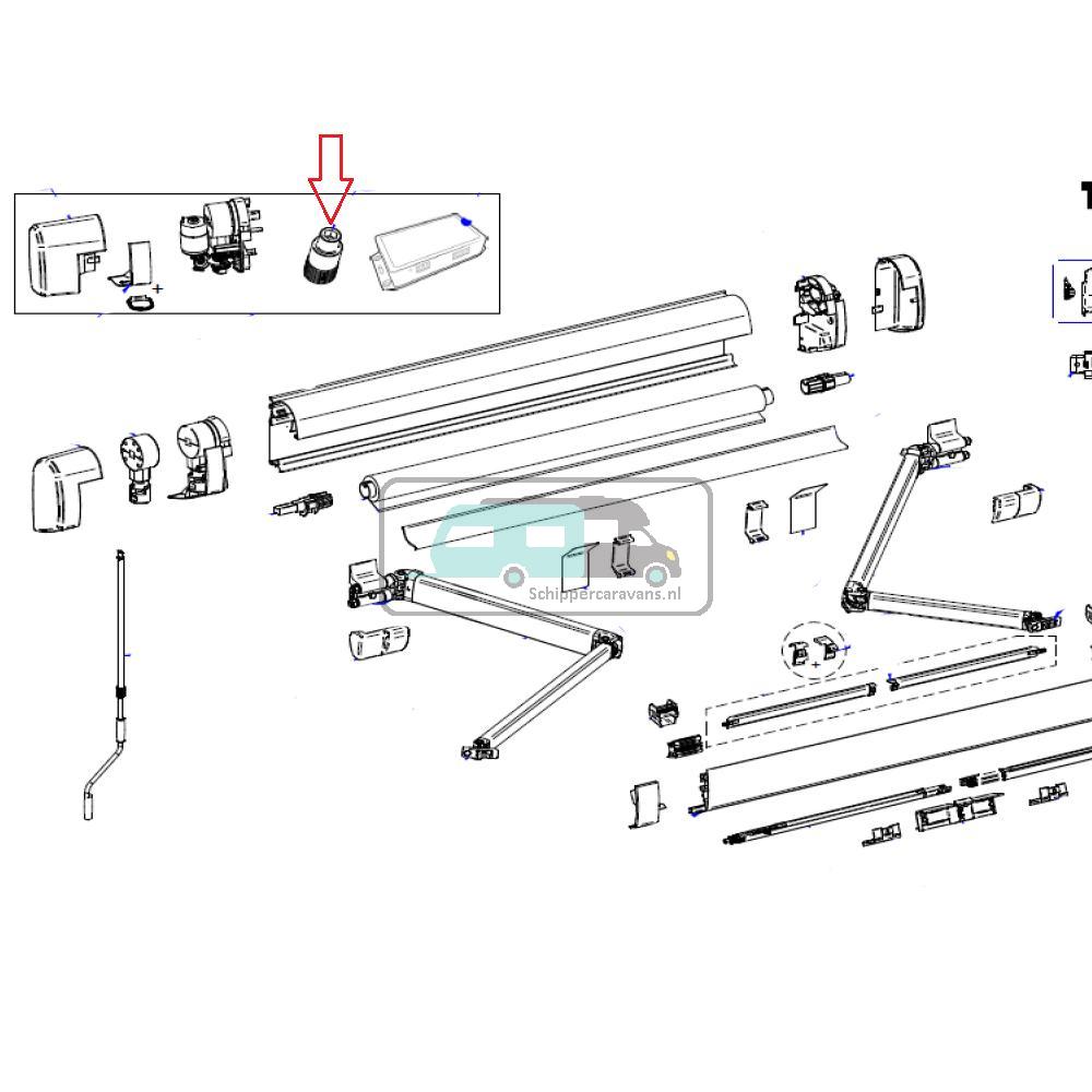 Thule Crank Pin 12V Motor