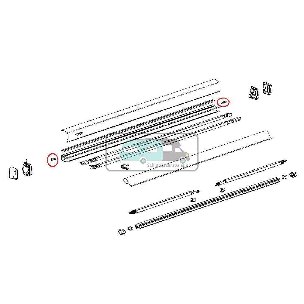 Thule Center Piece Fabric 3200 L+R