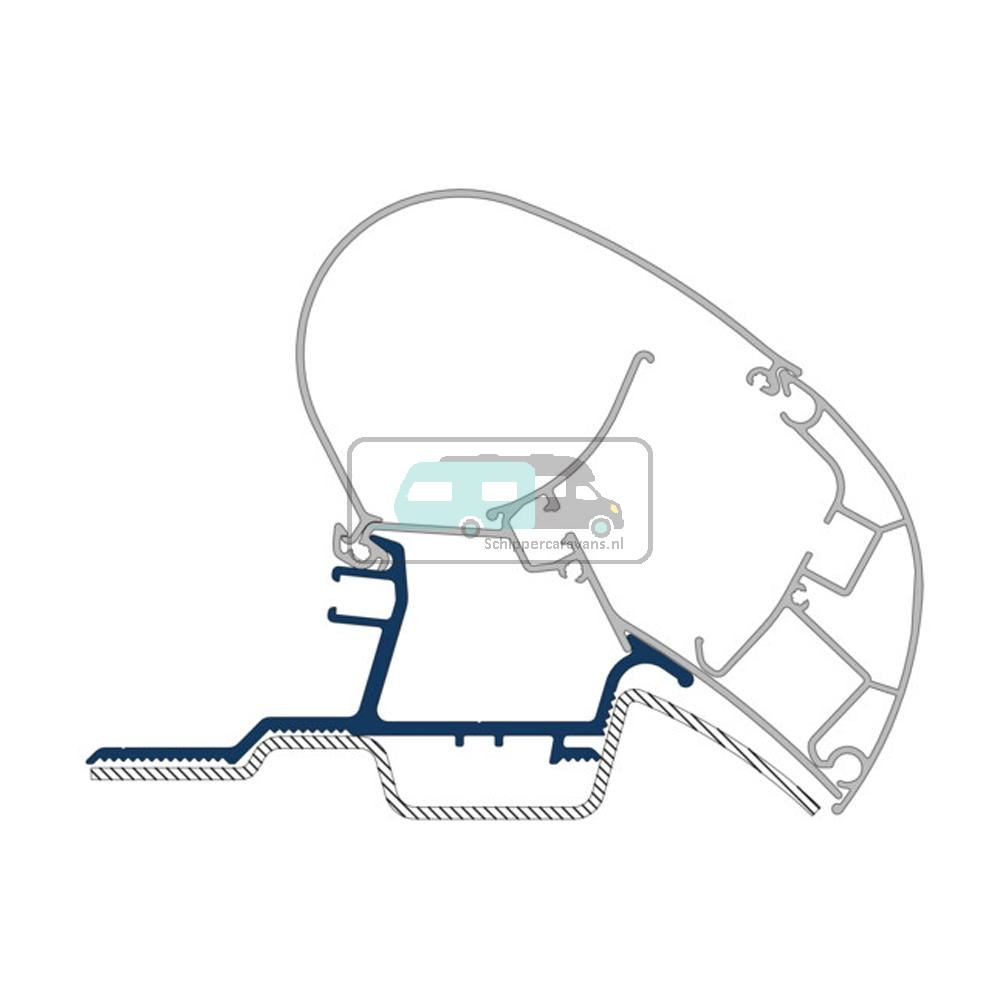 Dometic Mercedes Sprinter >2007/VW Crafter Adapter 2007-2016
