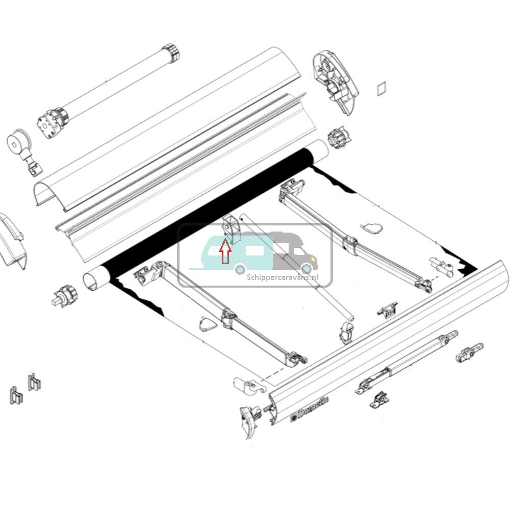 Dometic Tension Rafter Houder PR2000