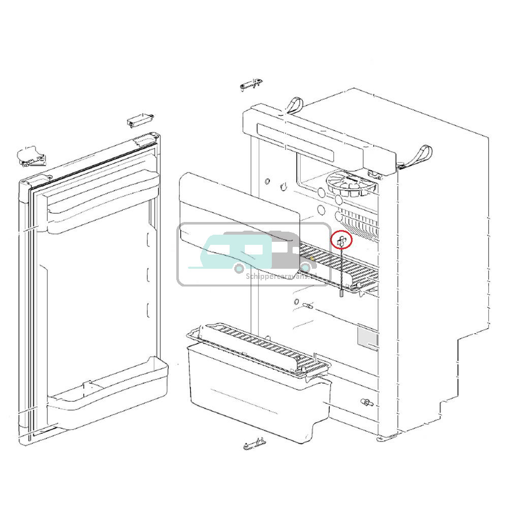 Thetford Sensor Houder Koelkast