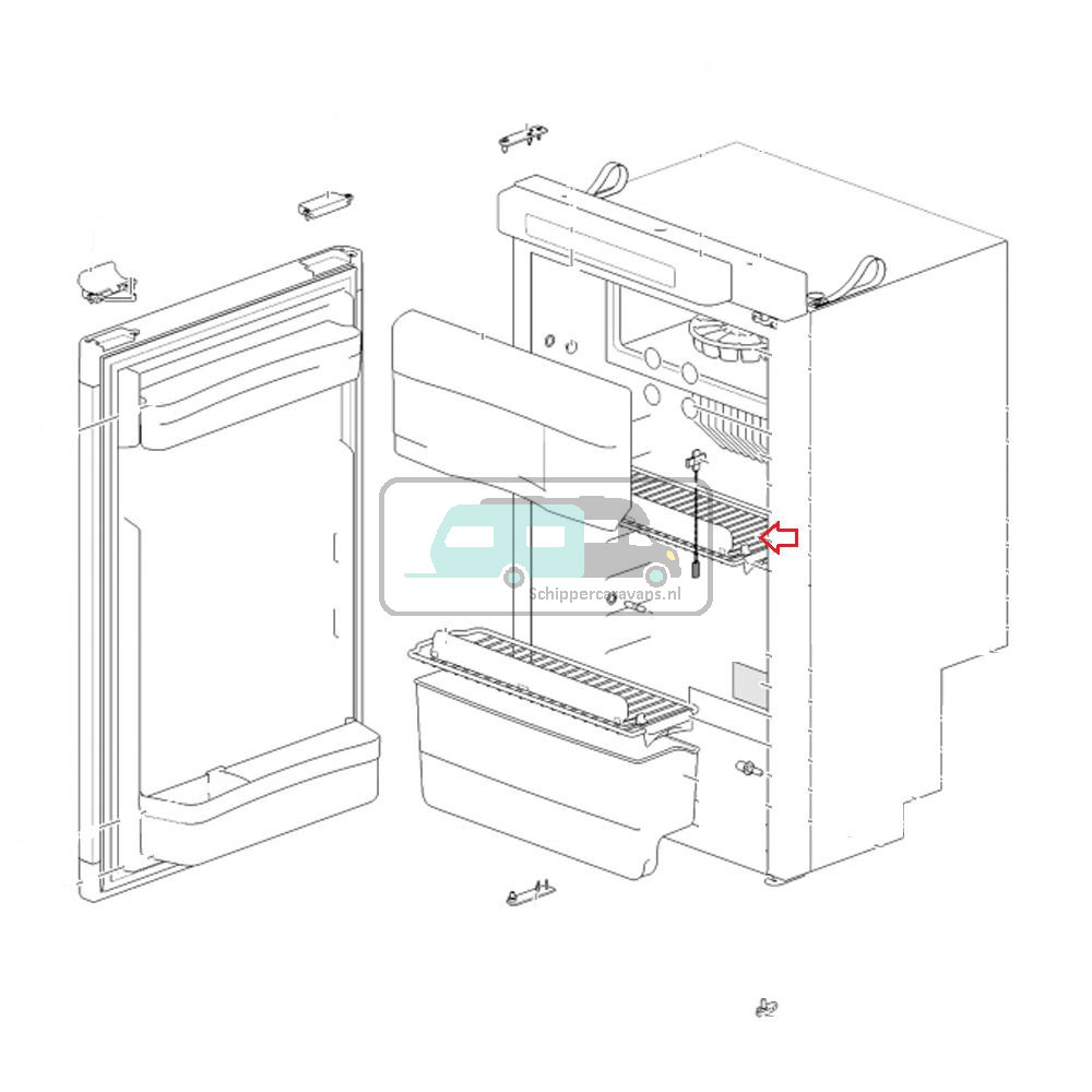 Thetford Rooster 455x179mm N409*