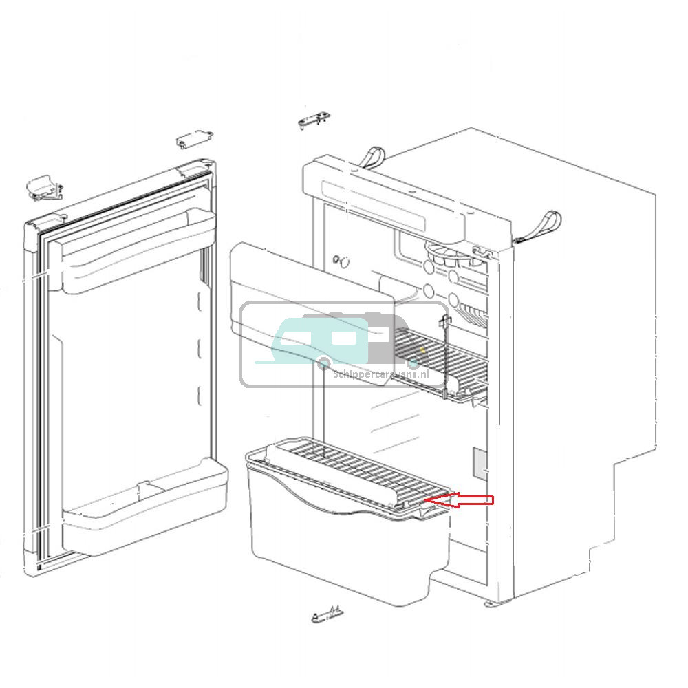 Thetford Rooster 455x174mm N4108