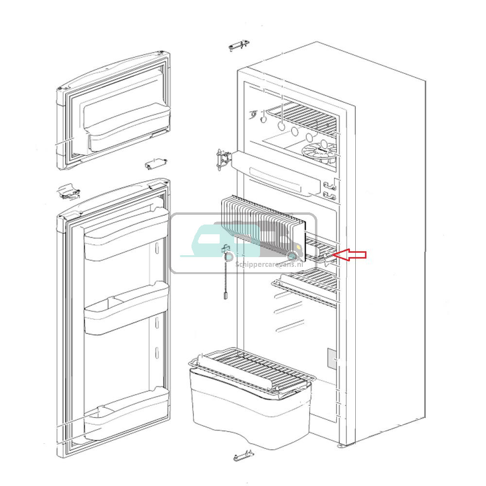 Thetford N3150 Rooster 42.8x15.8