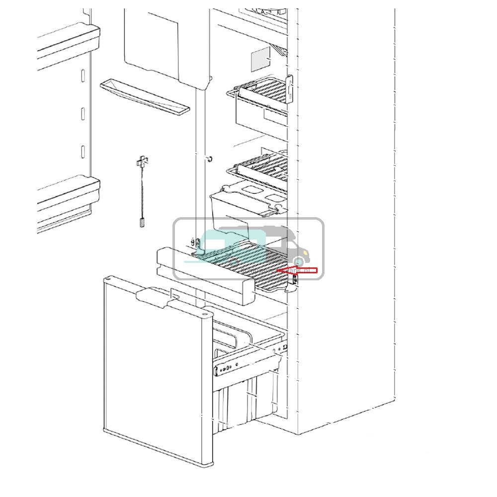 Thetford Rooster 340x268mm N4141