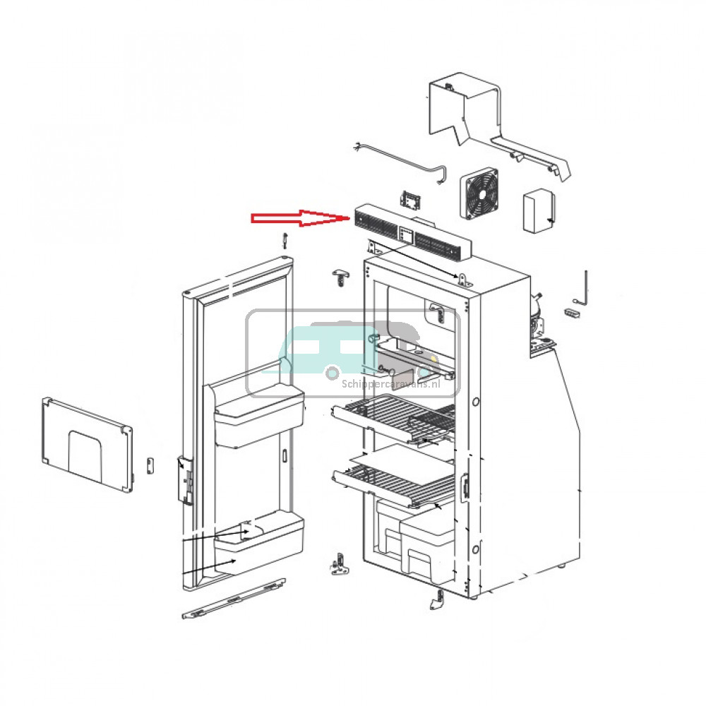 Thetford SR Control Housing MK2