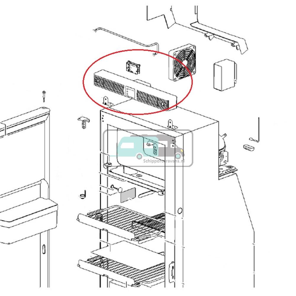 Thetford Bedieningspaneel T1000