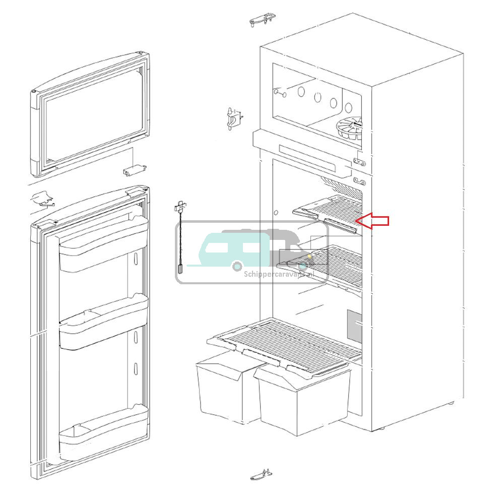 Thetford Rooster 415x150mm N41**