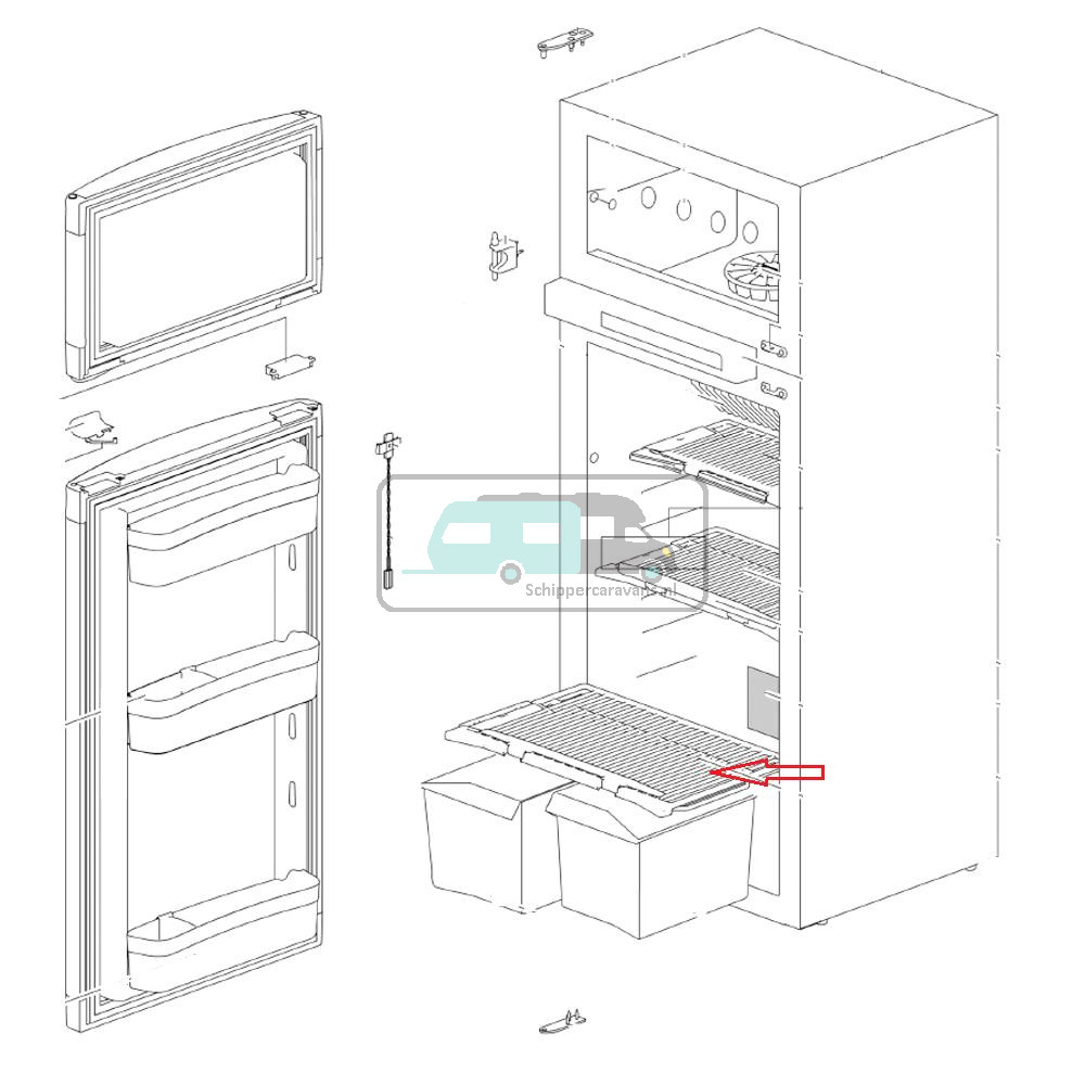 Thetford Rooster 415x200mm N41**