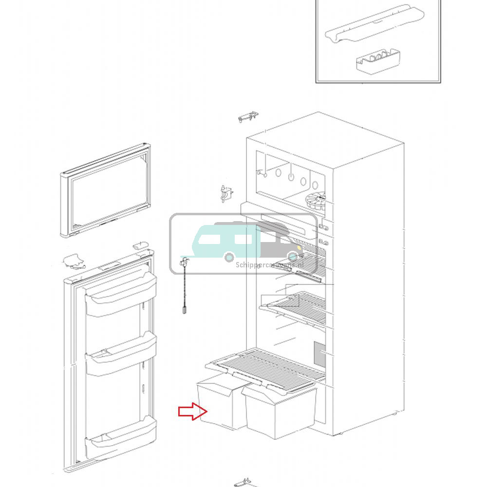 Thetford Groentebak Links N41**
