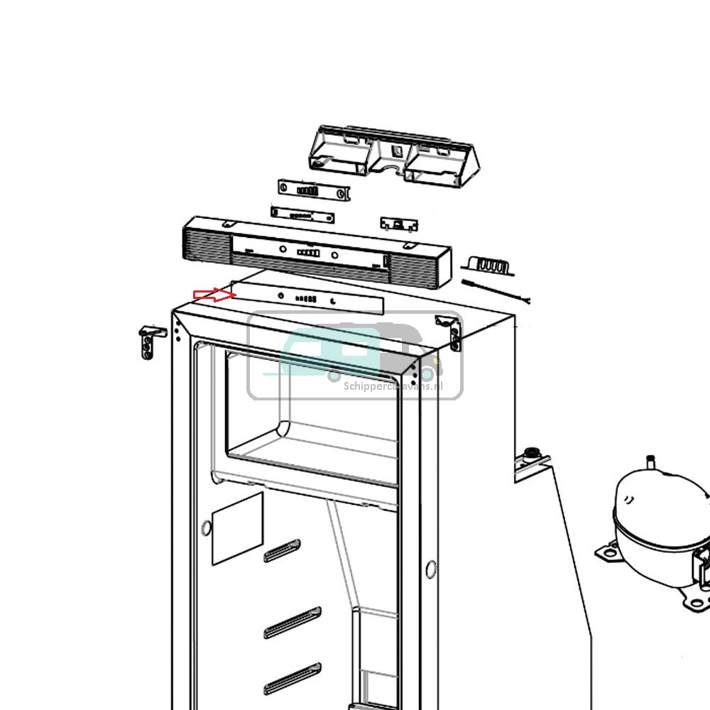 Thetford Sticker T2090