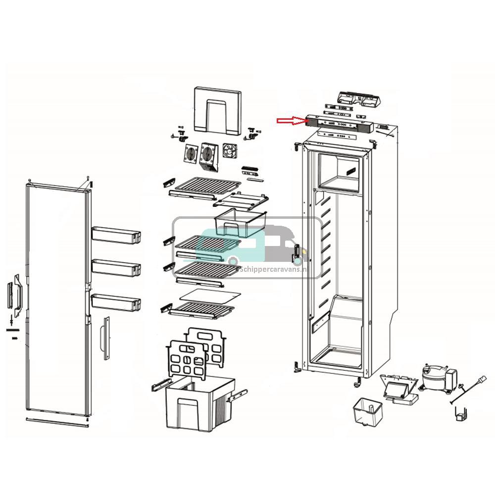 Thetford Console Bedieningspaneel T2152