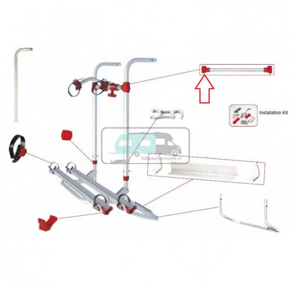 Fiamma T-stuk simply plus links 98656-283