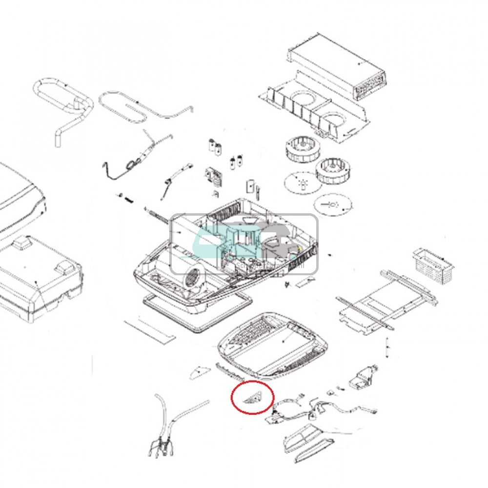 Dometic B2100 Badge Bedieningspaneel