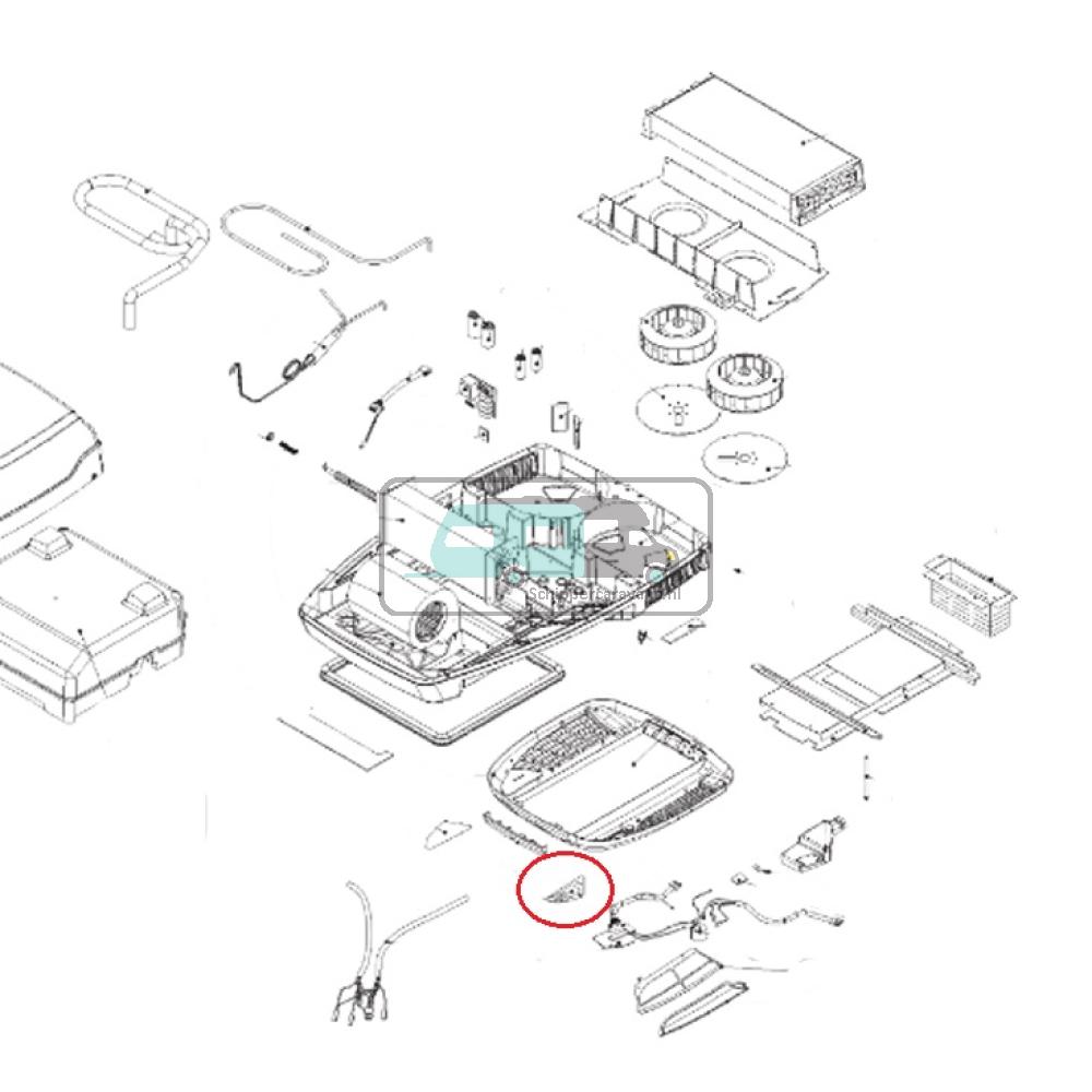 Dometic B2100 Badge Bedieningspaneel
