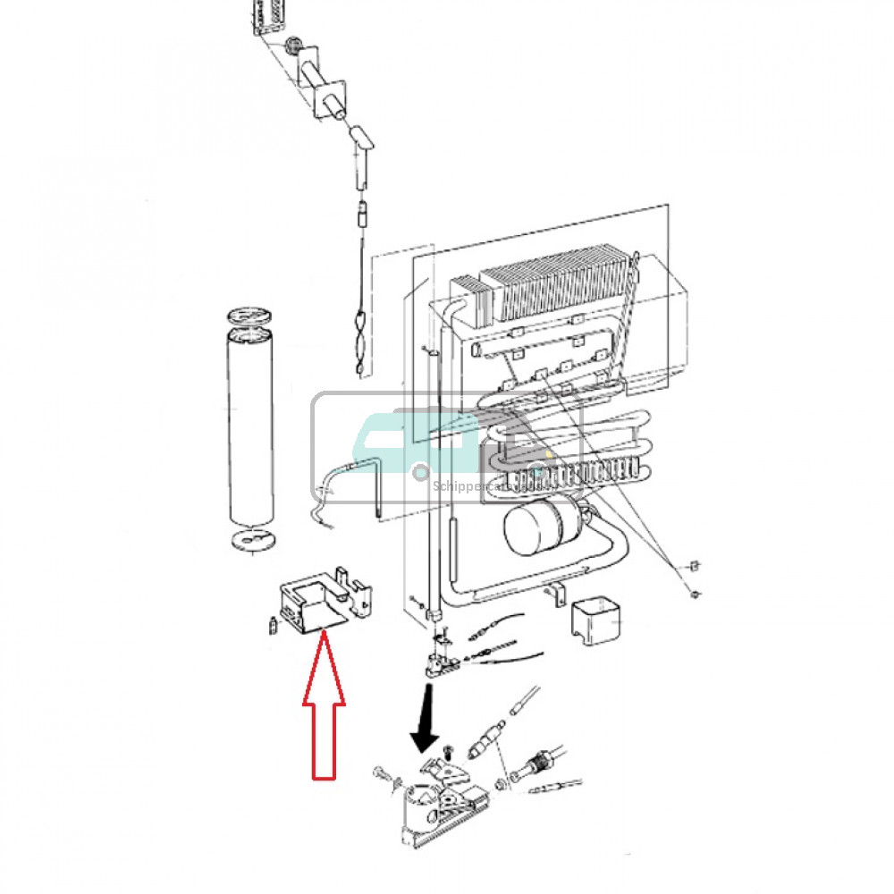 Dometic RM2253 Brander Afdekking
