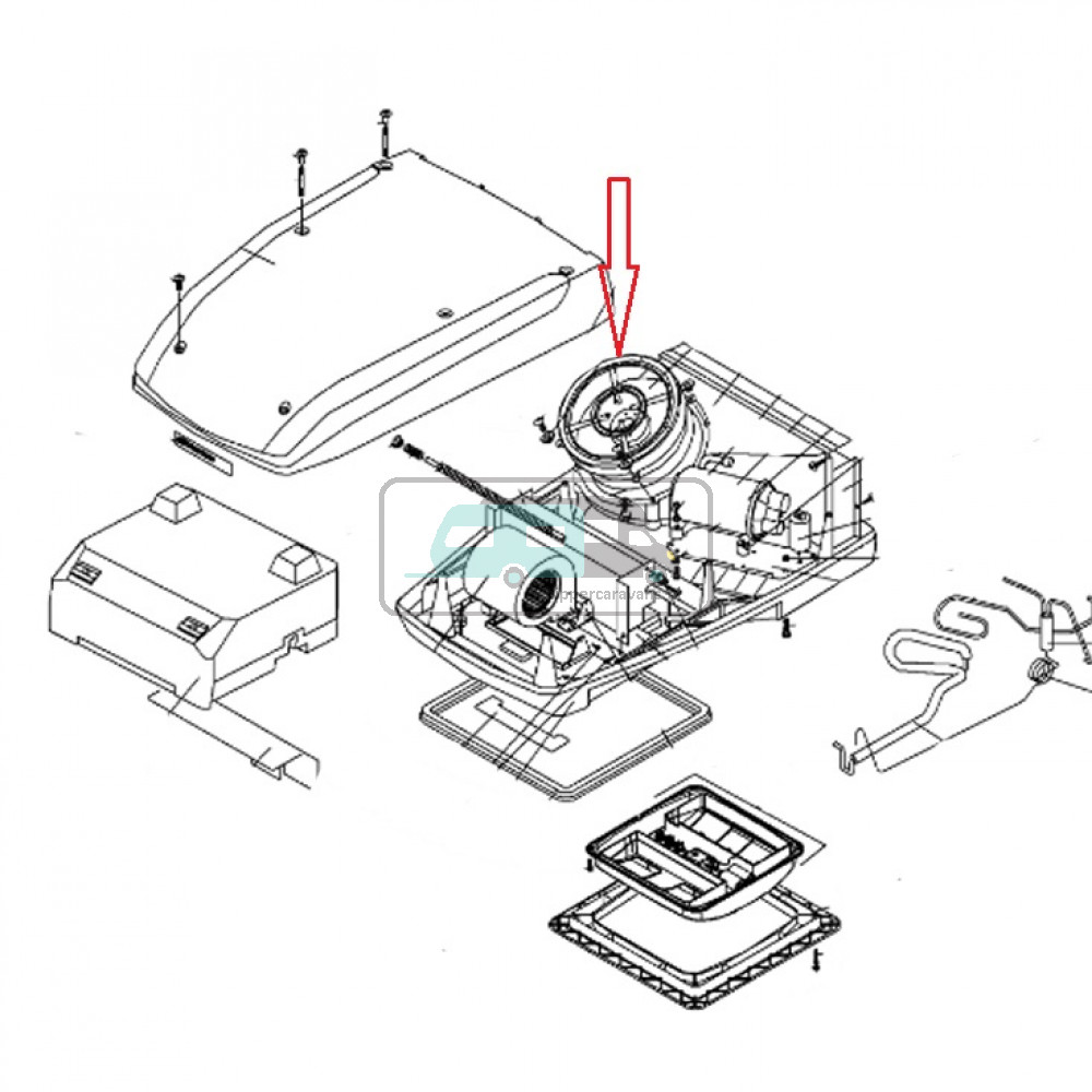 Dometic B1500/ 1900 Ventilating Grill