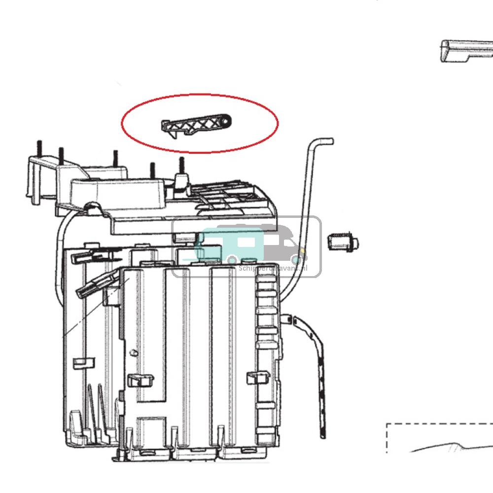 Dometic Hendel zekering cassette CTS3110 2426014748