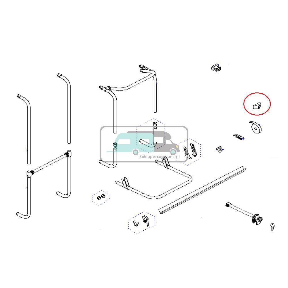 Thule G2 Onderbevestigings Voetje 2stuks