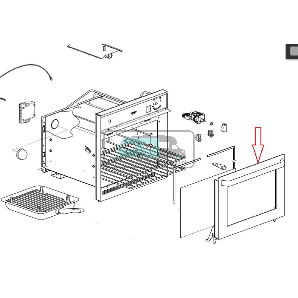 Thetford MPR 445D Oven Deur 