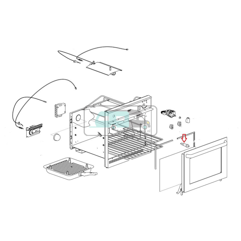 Thetford Duplex Oven Switch met Piezo 