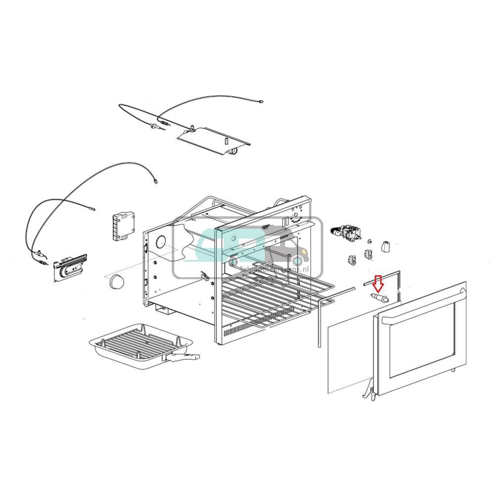 Thetford Duplex Oven Switch met Piezo 