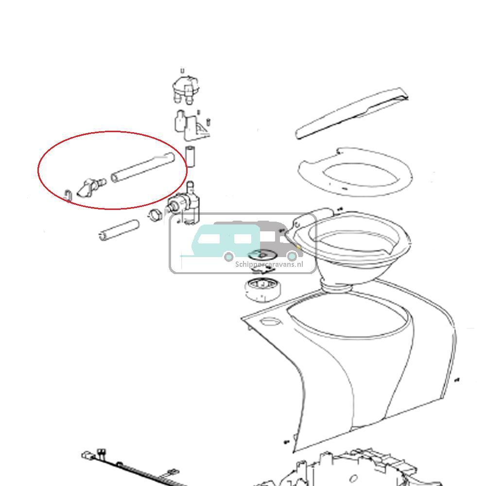 Thetford C503L Flushtube