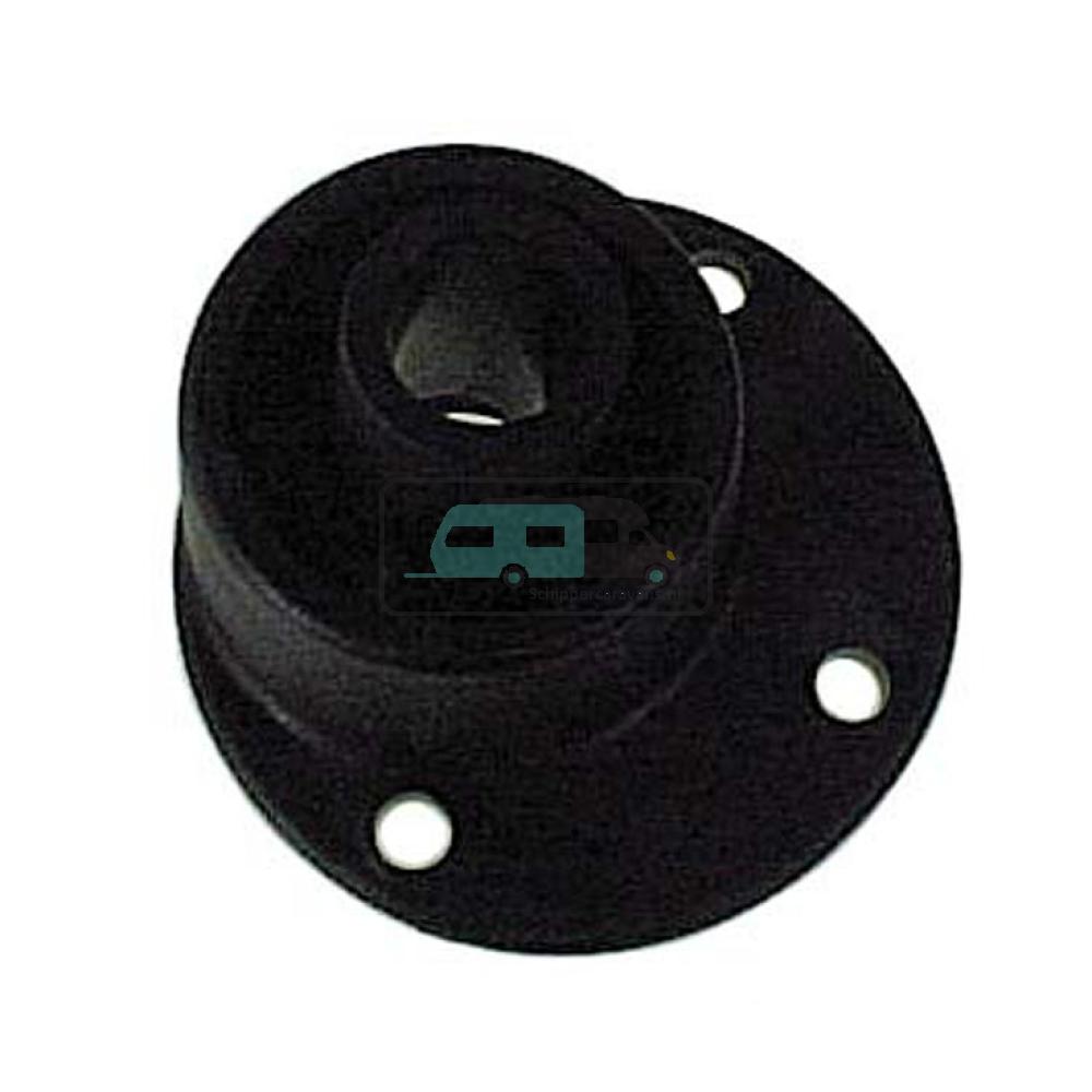 Campking scharniervoet 25 mm kunststof