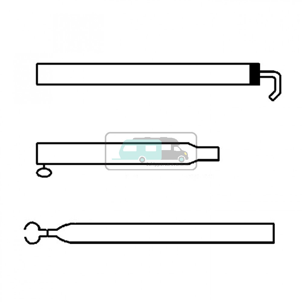 Campking Extra dakligger 25/22mm 170-250cm Premium