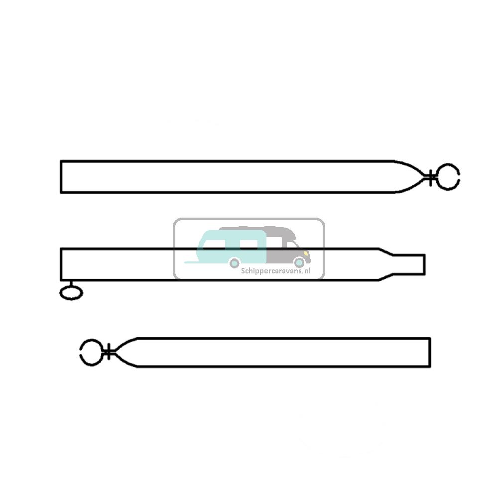 Campking Verandastang 22/19mm 170-250cm Premium