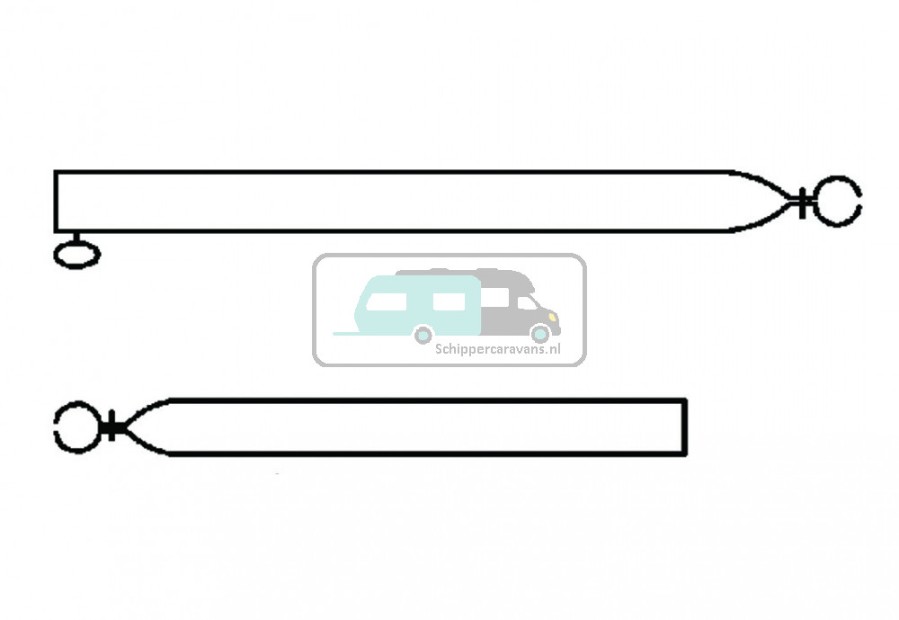 Campking Verandastang 22/19mm 120-200cm Basic