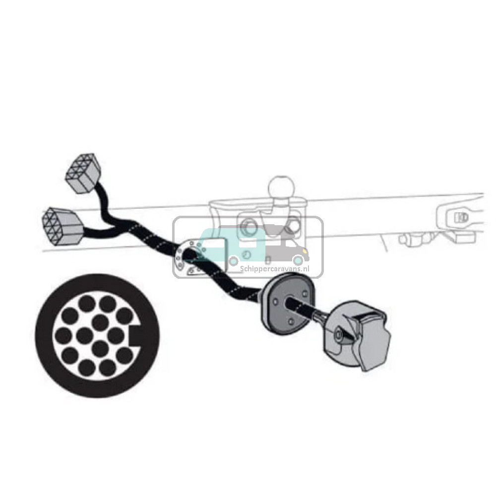 Thule VeloSwing Wiring Kit <2011 (13pin)