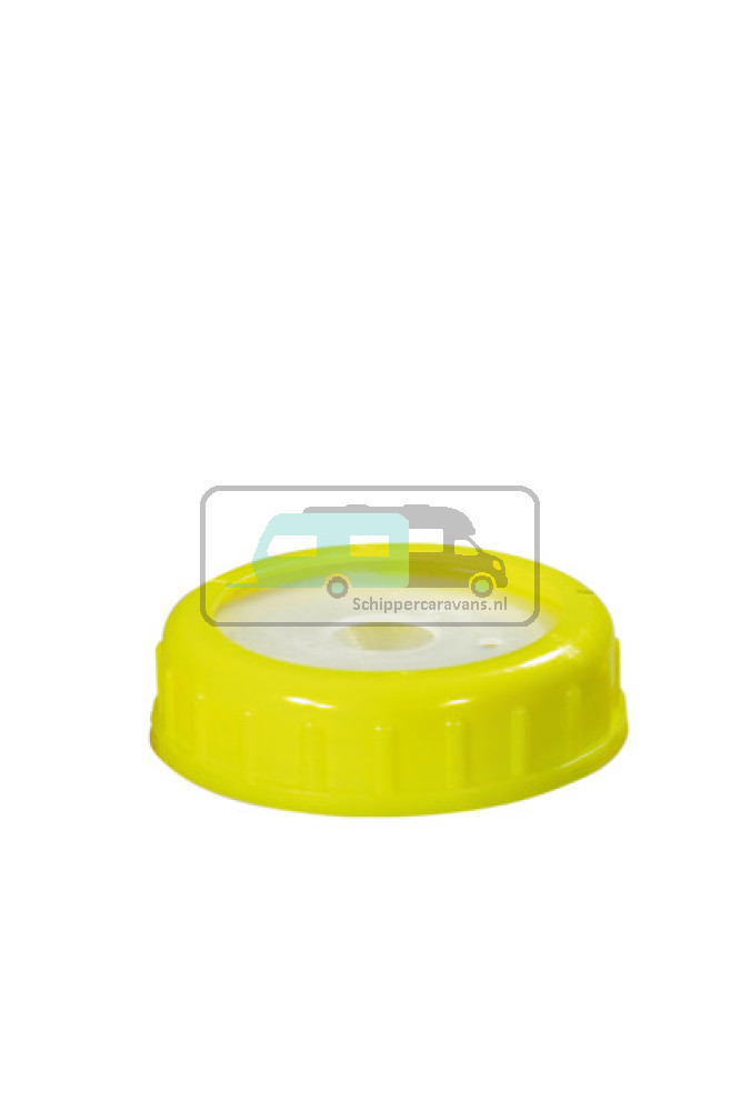 Comet Schroefdop met Stofkap Geel