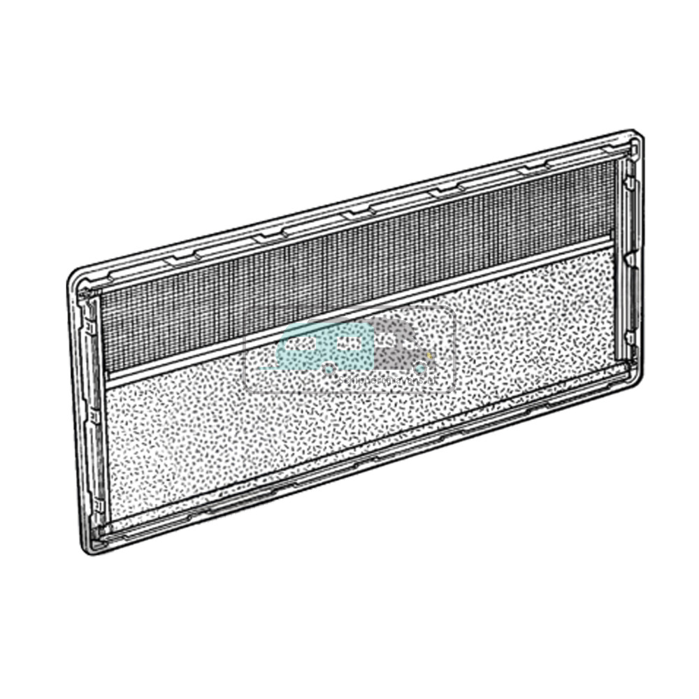Dometic S3/S4 Binnenkader met rollos 70x60 crème
