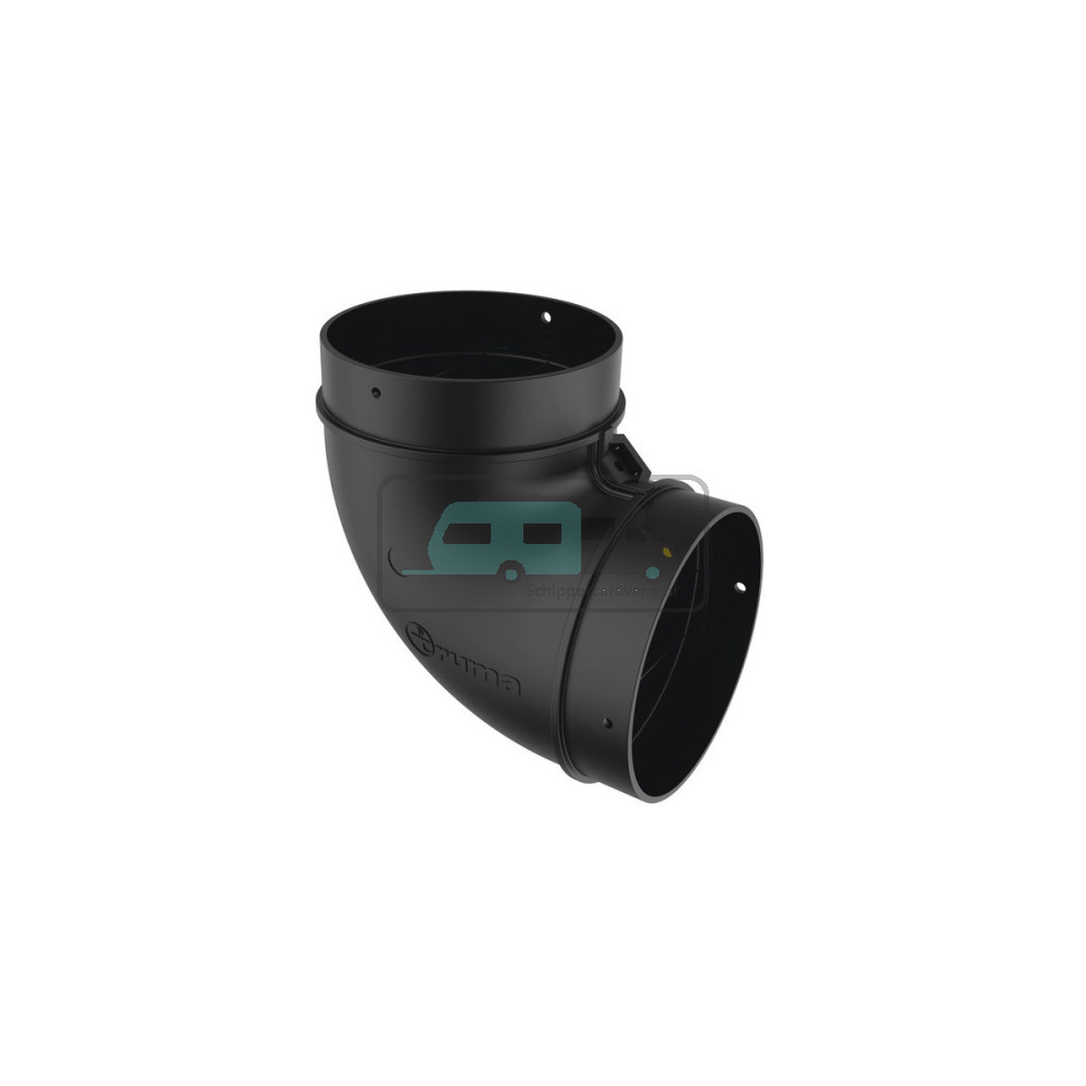 Truma Bocht BG 80mm Zwart
