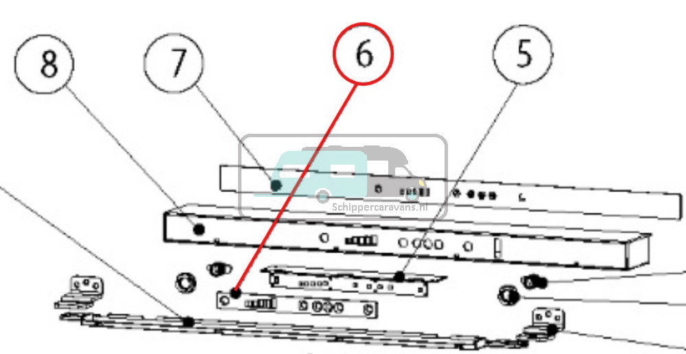 Thetford SR Display Board T2160/T2175