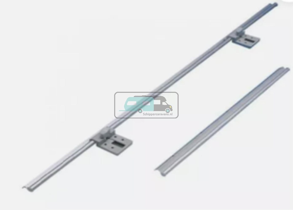 Tafelbladrail Aluminium Compleet