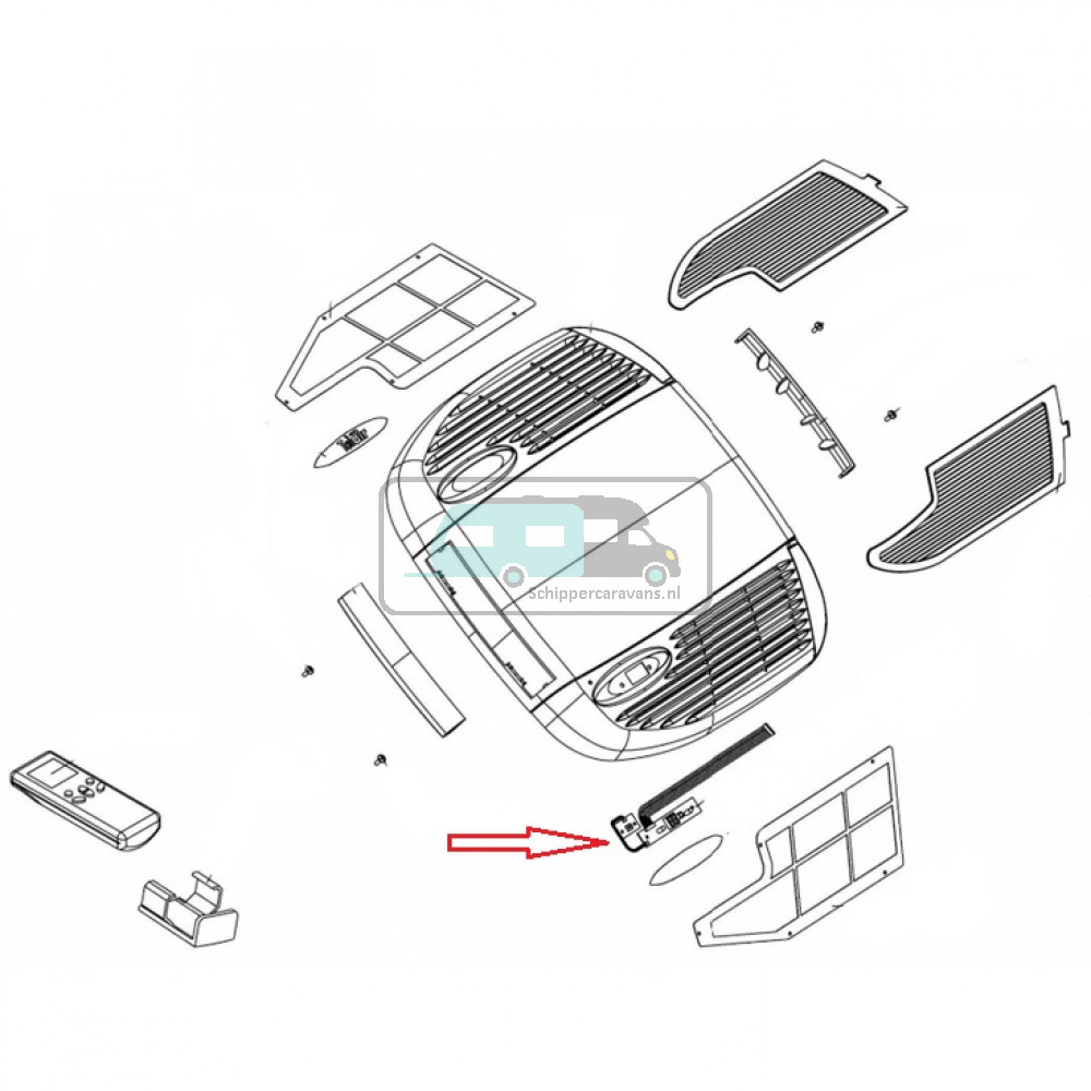 Telair Silent Ontvanger voor Afstandsbediening 7400H/8400H