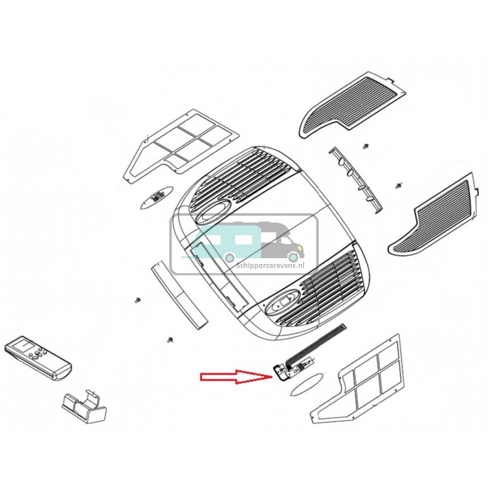 Telair Silent Ontvanger voor Afstandsbediening 7400H/8400H