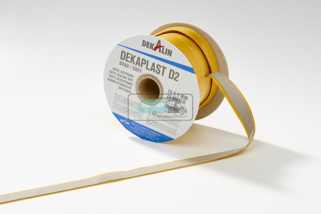 Dekalin Dekaplast D2 Butyl Afdichtband 20x2mm 26mtr.