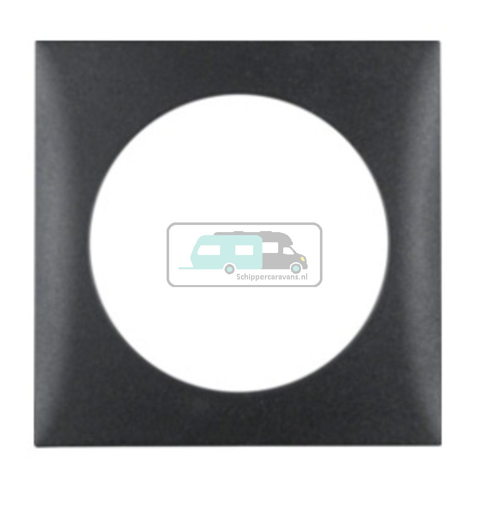 Berker Afdekraam Flow 1-Vaks Antraciet Mat