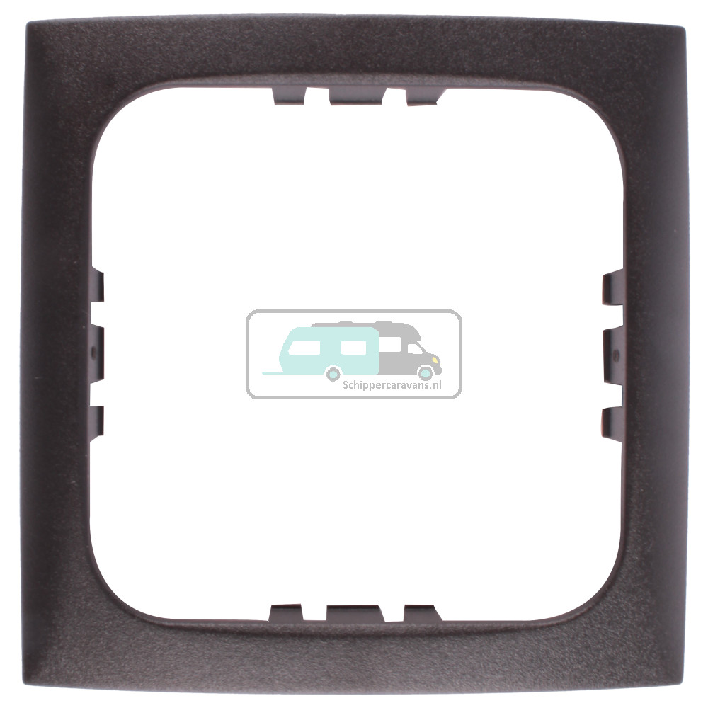 Berker Afdekraam Flow 1-Vaks Truma Element Antraciet Mat